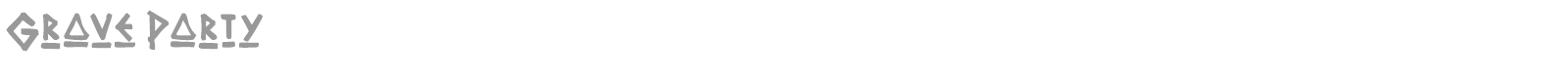 Grave Party font preview